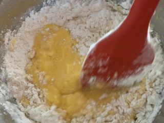 5、方蛋糕????,放面搅拌均匀