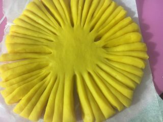 24、向日葵豆沙面包,直到全部完成