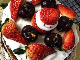 24、6寸巧克力裸蛋糕,简单的裸蛋糕完成啦