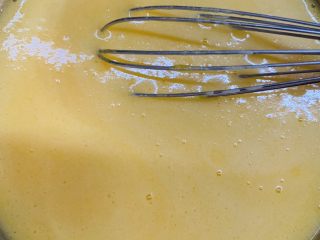 20、零失败魔法蛋糕,搅拌均匀。