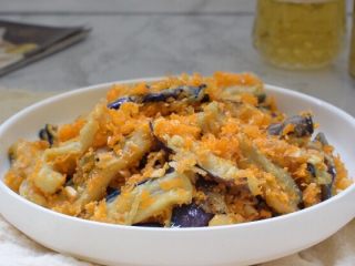 17、避风塘茄子,成品图