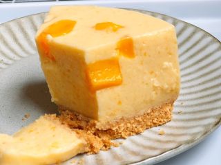 14、免烤❗️芒果酸奶蛋糕,很Q很好吃????！