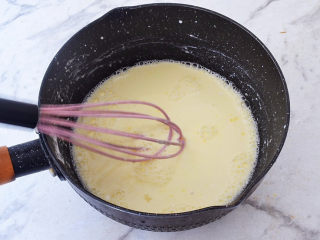 16、半熟芝士蛋糕,搅拌至无颗粒