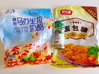 1、香菜芝士饭团～剩米饭也有春天,准备好材料