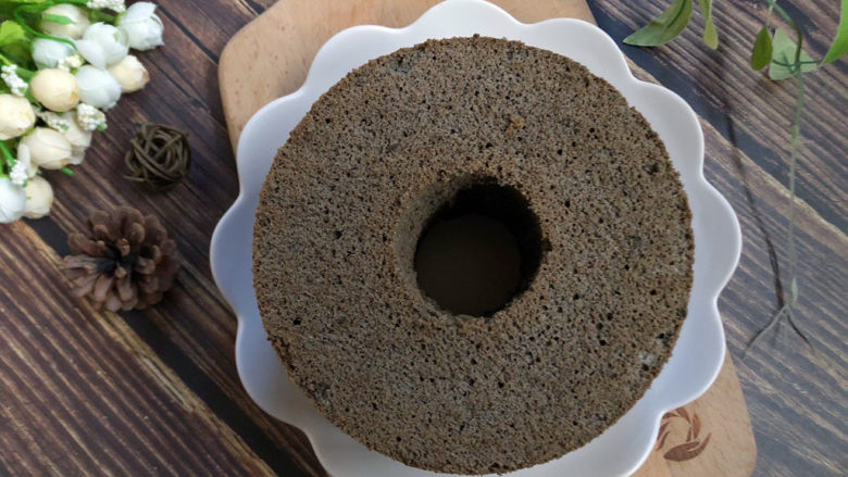 芝麻酱全麦戚风