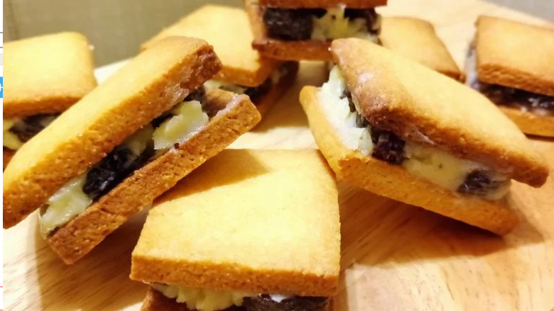 兰姆葡萄夹心饼乾