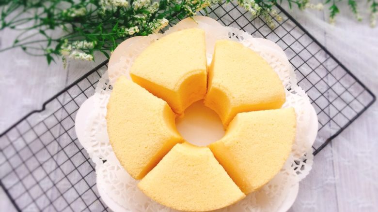 7寸中空戚风蛋糕新手零失败