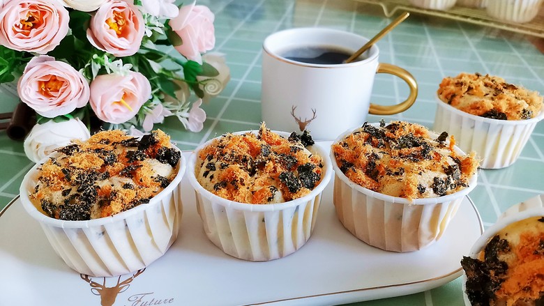 海苔肉松纸杯蛋糕