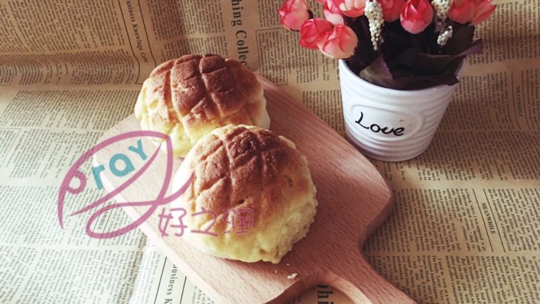 手揉菠萝包家庭烘焙基础课之面包课程