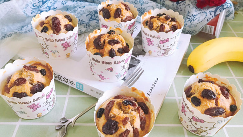 香蕉椰蓉马芬蛋糕