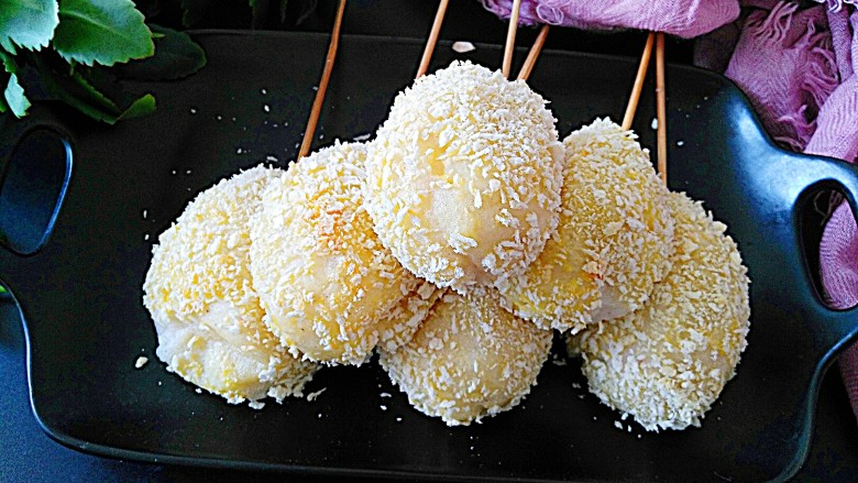 耀眼黄金香肠棒烤箱版