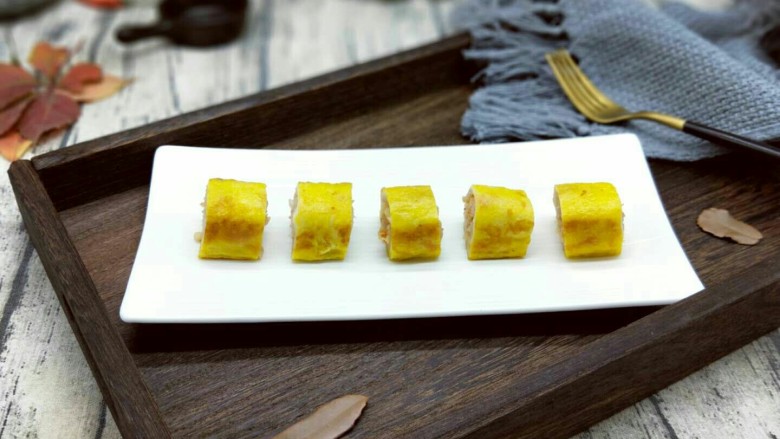 感恩节食谱营养早餐鲜虾吐司卷