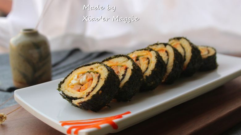 吐司新吃法之五三明治寿司