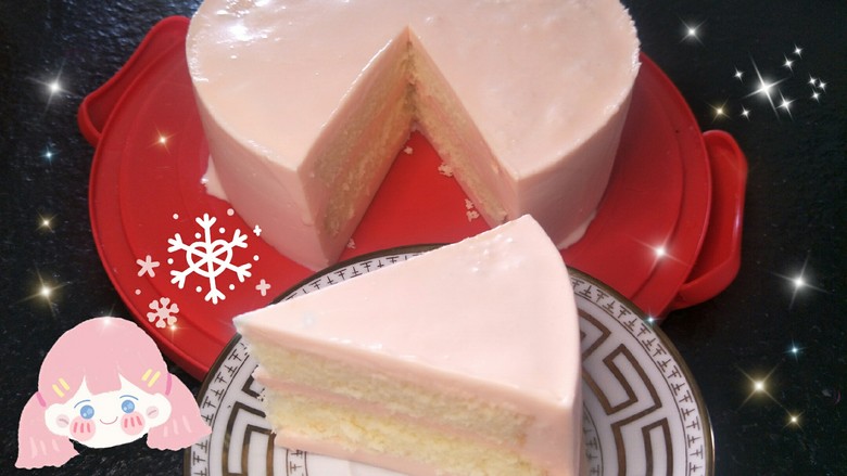 奶油生日蛋糕无需抹面