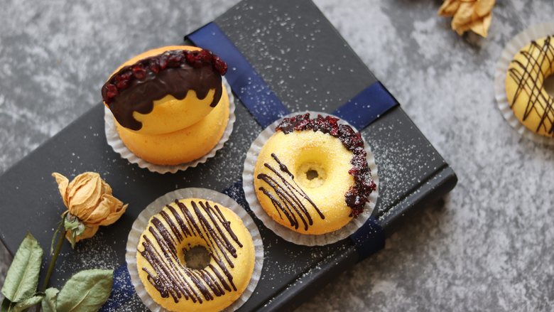 橙味甜甜圈蛋糕在家就可复刻的经典美味