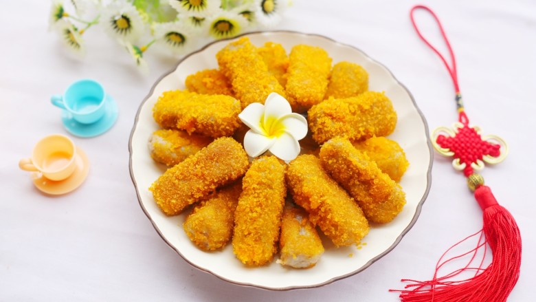 喜庆又好吃的黄金芋头酥