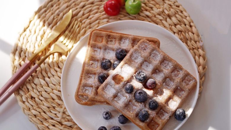 巧克力味华芙饼简单又好吃爱了爱了