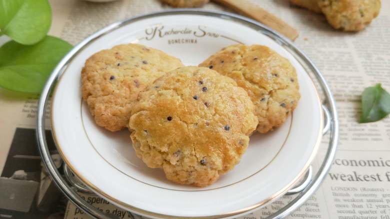 酥香营养三色藜麦桃酥