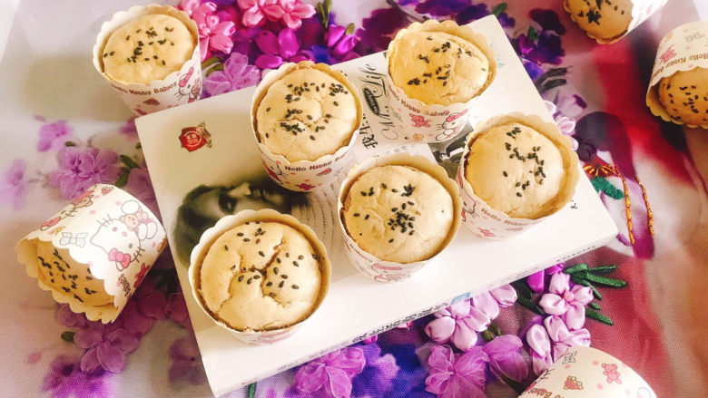 香蕉纸杯蛋糕少油少糖