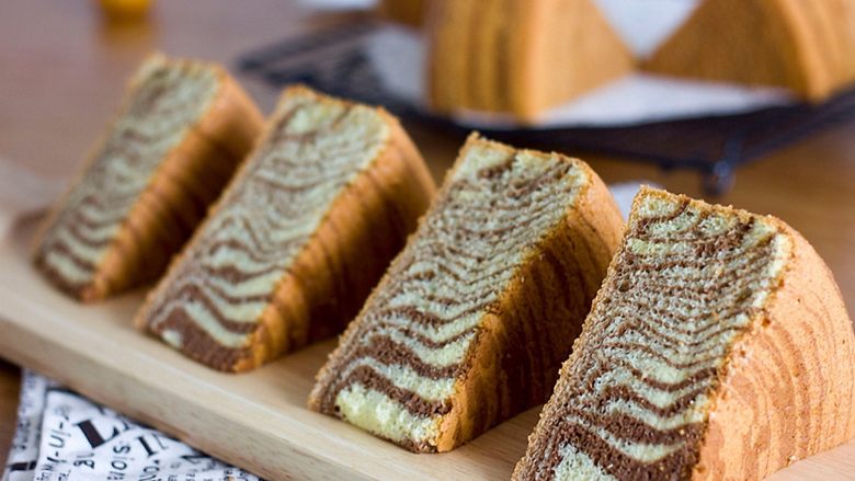 斑马条纹戚风蛋糕超详细8寸版