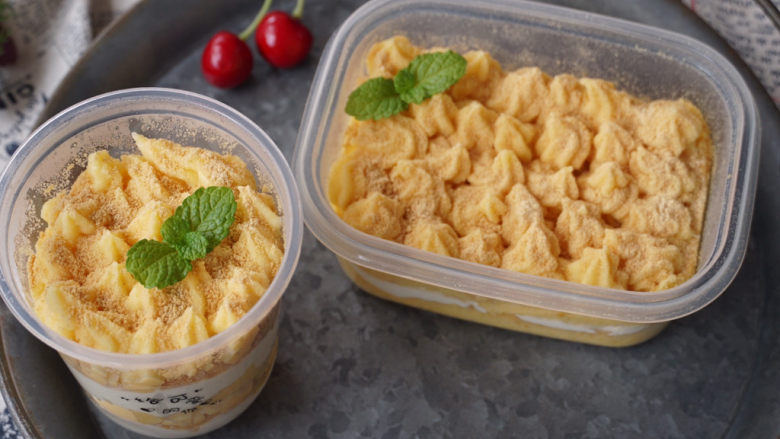 网红甜品豆乳盒子蛋糕好吃到没朋友