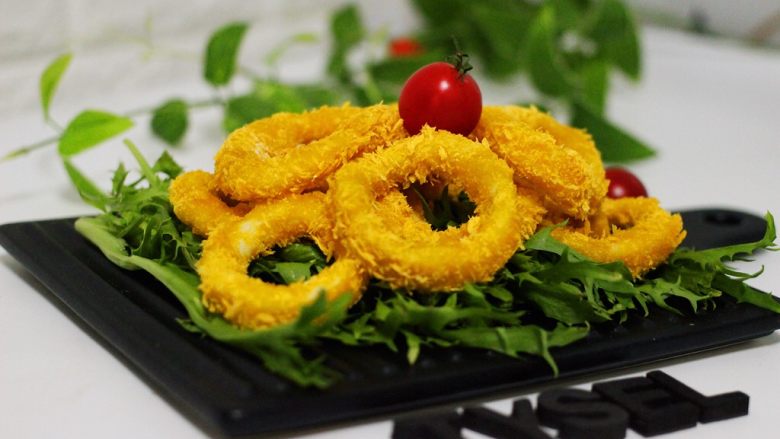 空气炸锅鱿鱼圈宝宝辅食