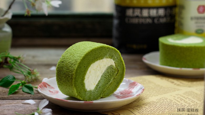 抹茶蛋糕卷