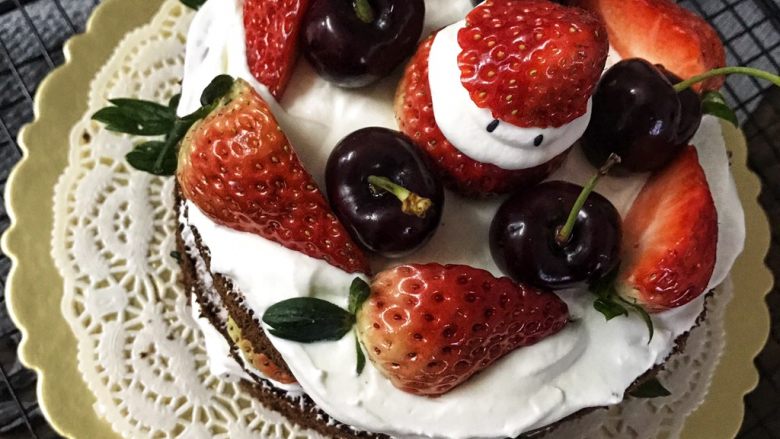 6寸巧克力裸蛋糕