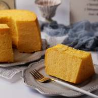 金灿灿黄澄澄滴南瓜戚风蛋糕