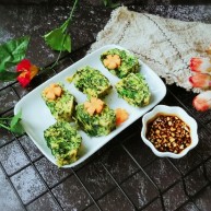 菠菜鸡蛋糕
