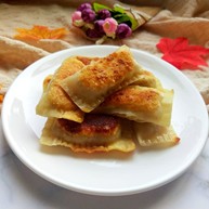 馄饨皮版香蕉派