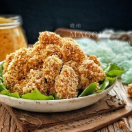 油炸劲辣香酥鸡米花