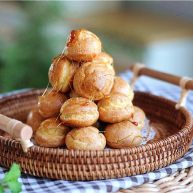 不一样的泡芙卡仕达焦糖泡芙塔