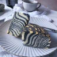 斑马纹戚风蛋糕