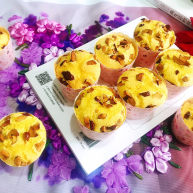 玉米面杯子蛋糕少油少糖粗粮蛋糕