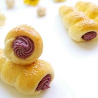 紫薯芋泥螺卷包