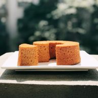 焦糖海盐戚风蛋糕