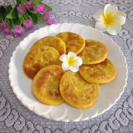 香煎花生南瓜饼