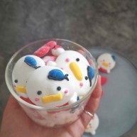 加油鸭卡通棉花糖