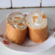 芒果海绵分蛋蛋糕卷