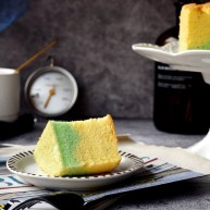 波浪纹双色戚风蛋糕