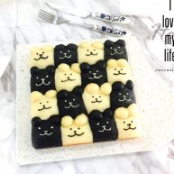 黑白小熊挤挤包