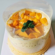 杨枝甘露爆浆蛋糕