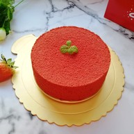 6寸红丝绒戚风蛋糕