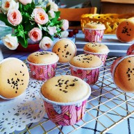 香橙海绵纸杯蛋糕不开裂不回缩