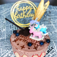 浅湘食光可可草莓慕斯蛋糕