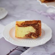 7寸中空双色戚风蛋糕