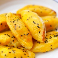 香甜酥脆的香蕉蛋挞酥