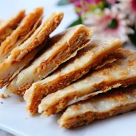 肉松花生酱烙饼