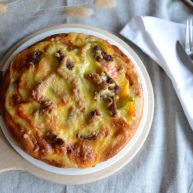 美味的牛排披萨